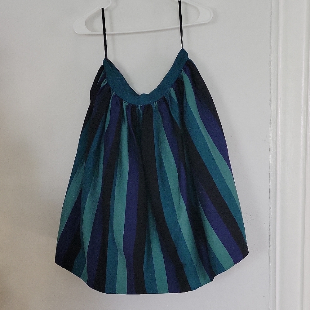 Collectif Teal Skirt With Pockets